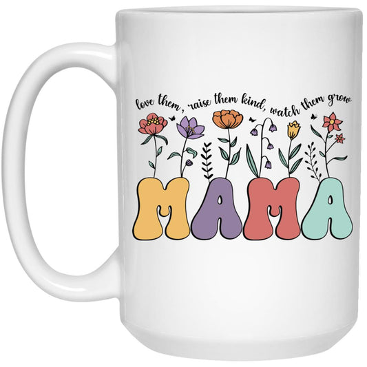 MAMA 15 oz. White Mug