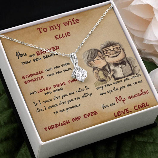 Personalized Wife Necklace, Husband to Wife, Gift For My Wife, Romantic Wife Gift, Wife Birthday Surprise