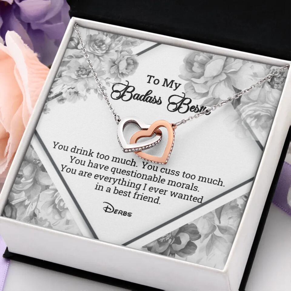 Heart Necklace - To My Best Friend - Special Place In My Heart Forever -  Wrapsify