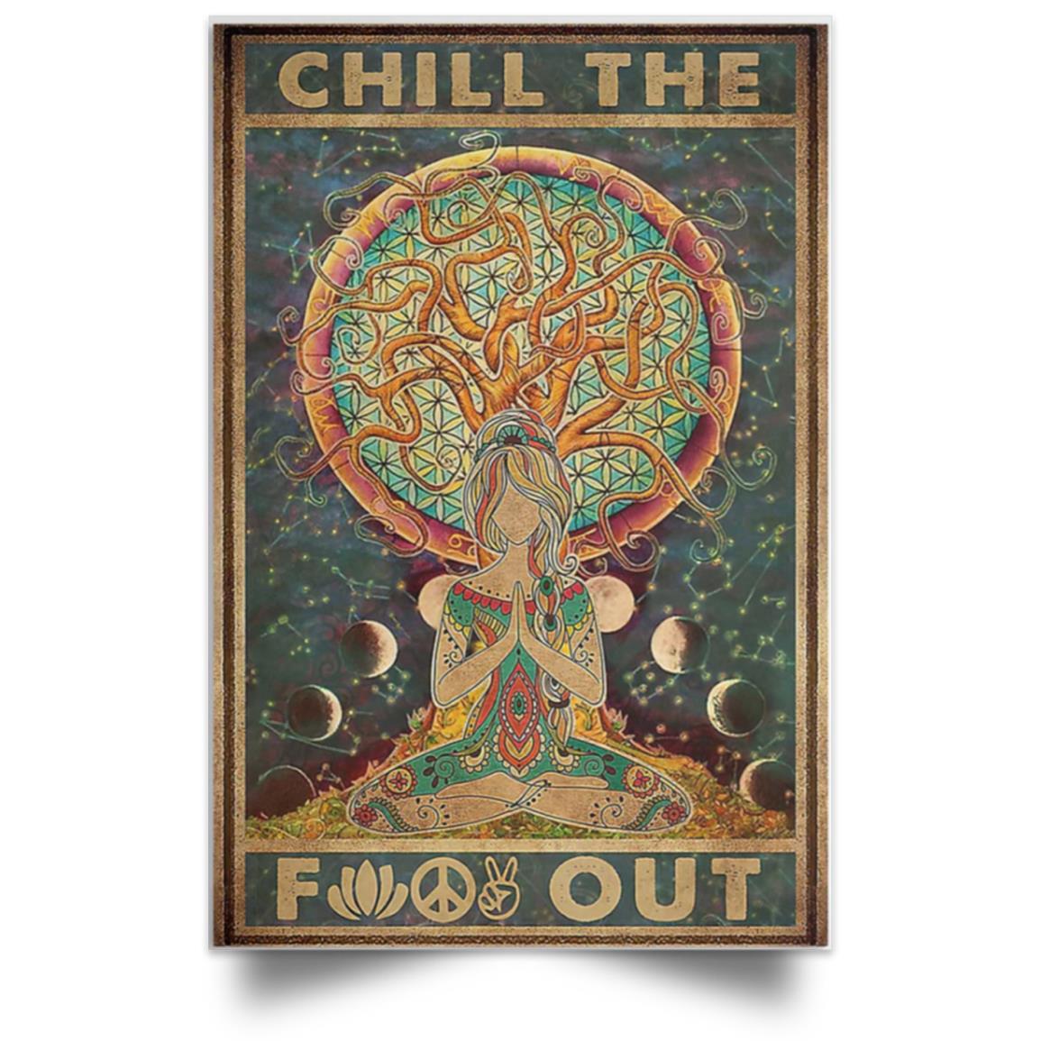 CHILL OUT POSTER NO FRAME Satin Portrait Poster