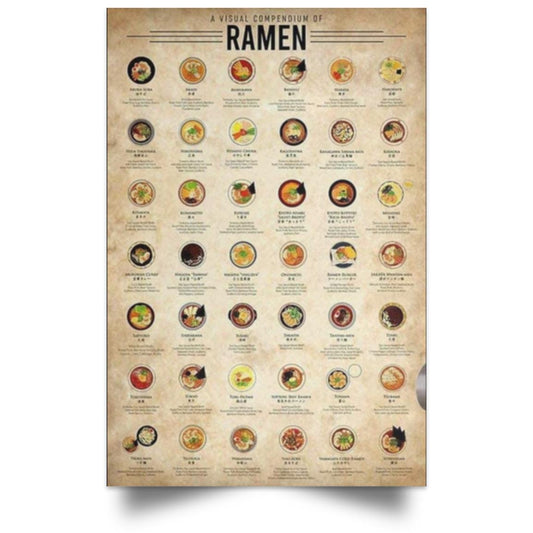 RAMEN POSTER NO FRAME  Satin Portrait Poster