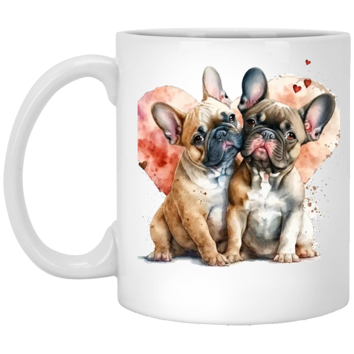 Pugs 11 oz. White Mug