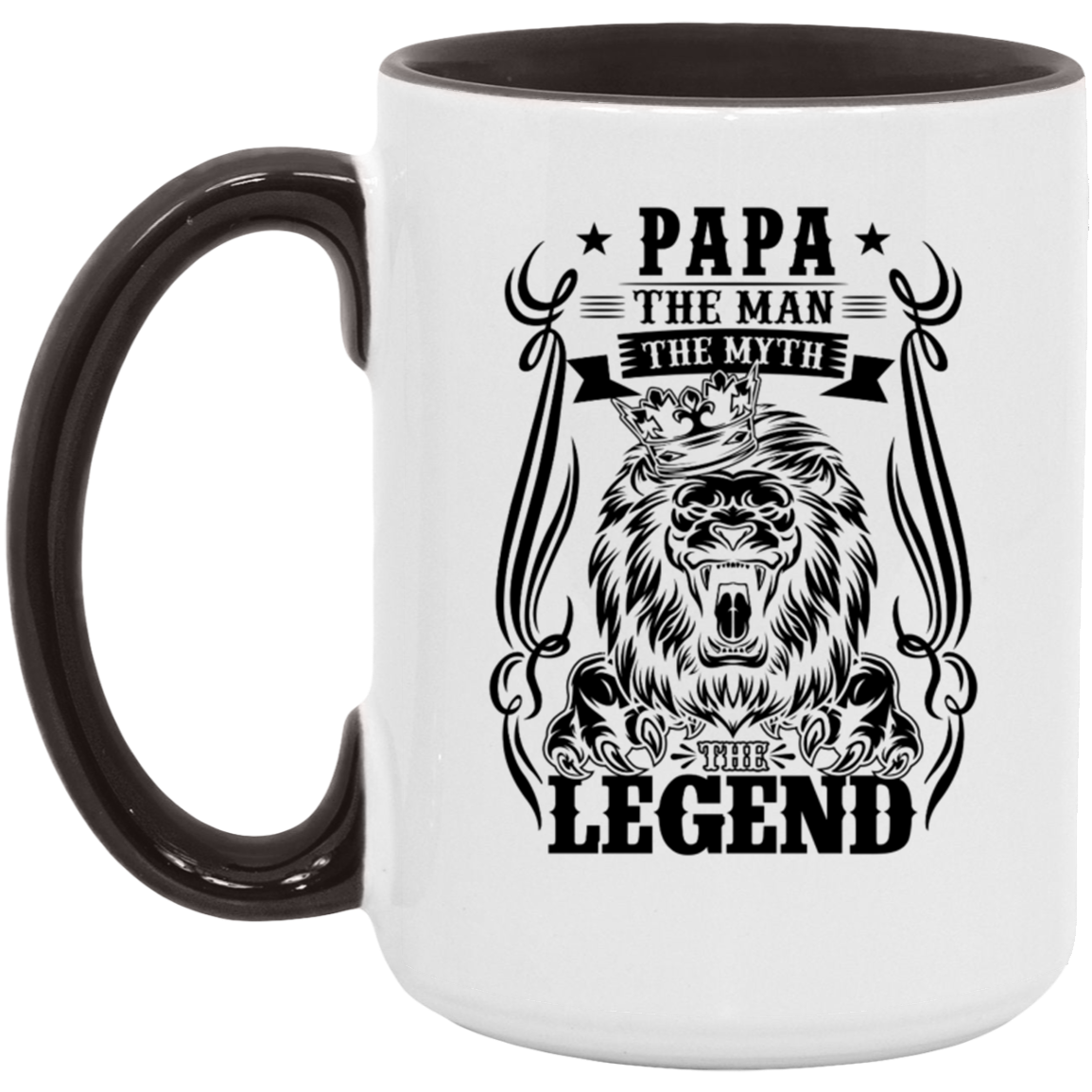 Papa 15oz. Accent Mug