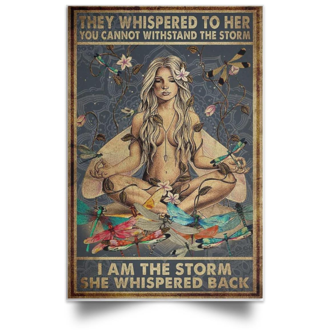 THE STORM POSTER NO FRAME  Satin Portrait Poster