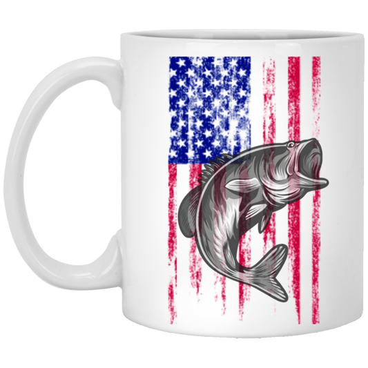 Gone Fishing 11 oz. White Mug