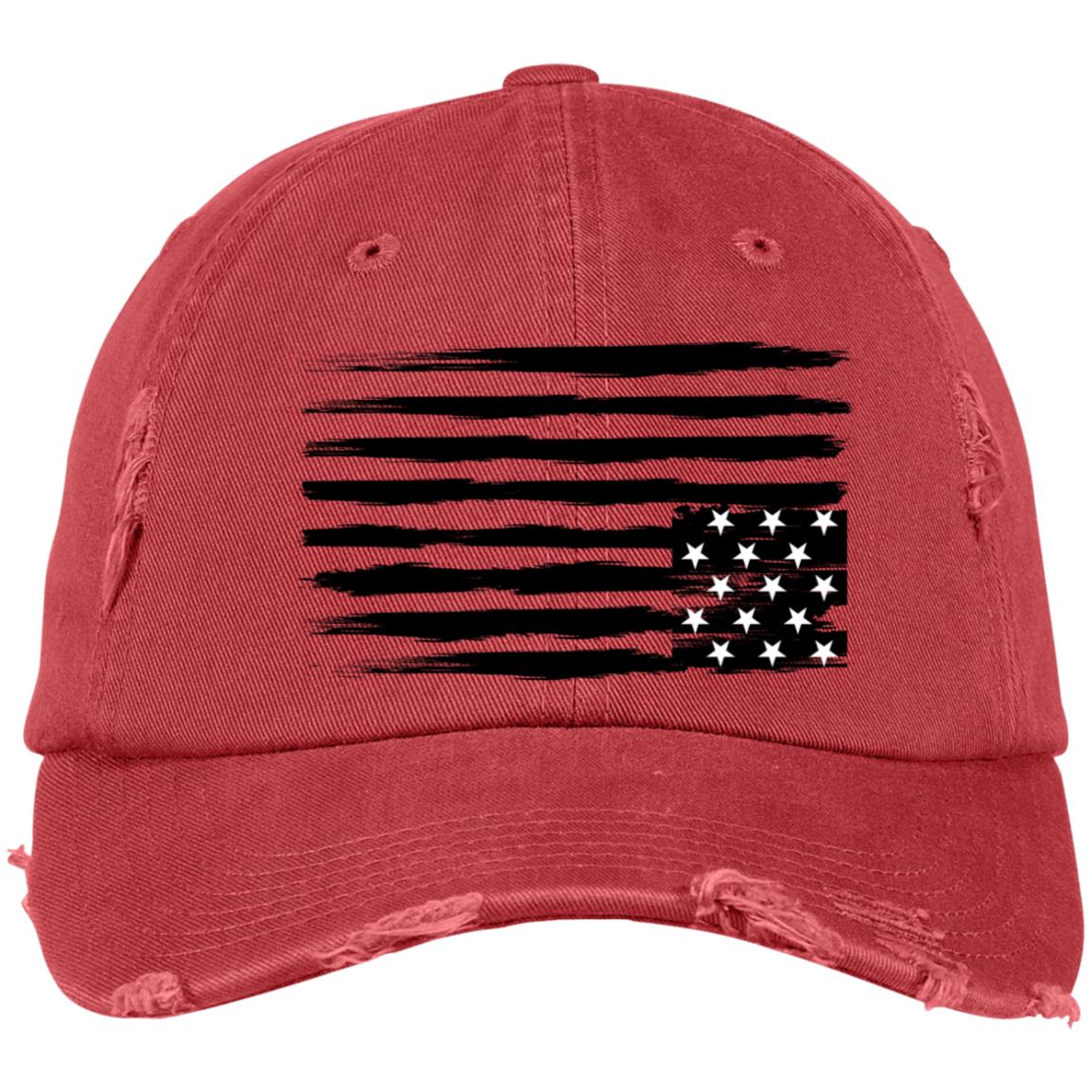 Distressed Flag Dad Cap