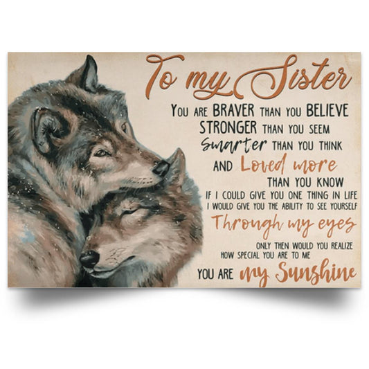TO MY SISTER