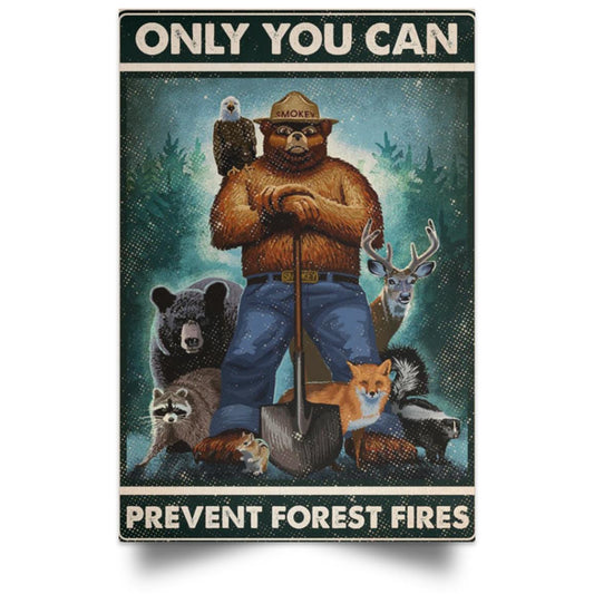 PREVENT FOREST FIRES POSTER NO FRAME