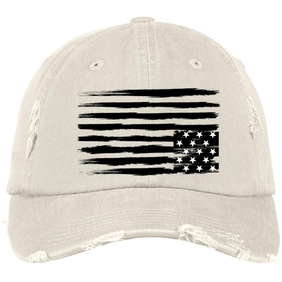 Distressed Flag Dad Cap