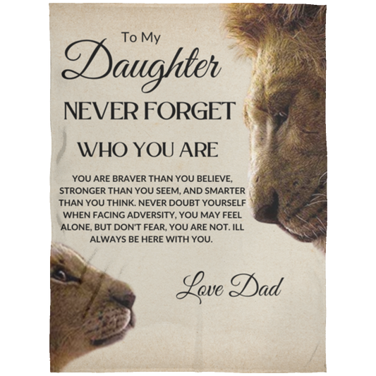 Never forget lion Arctic Fleece Blanket 60x80