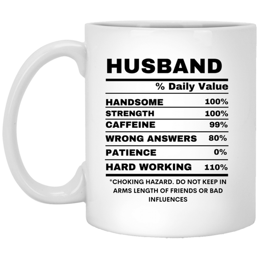 HUSBAND 11 oz. White Mug