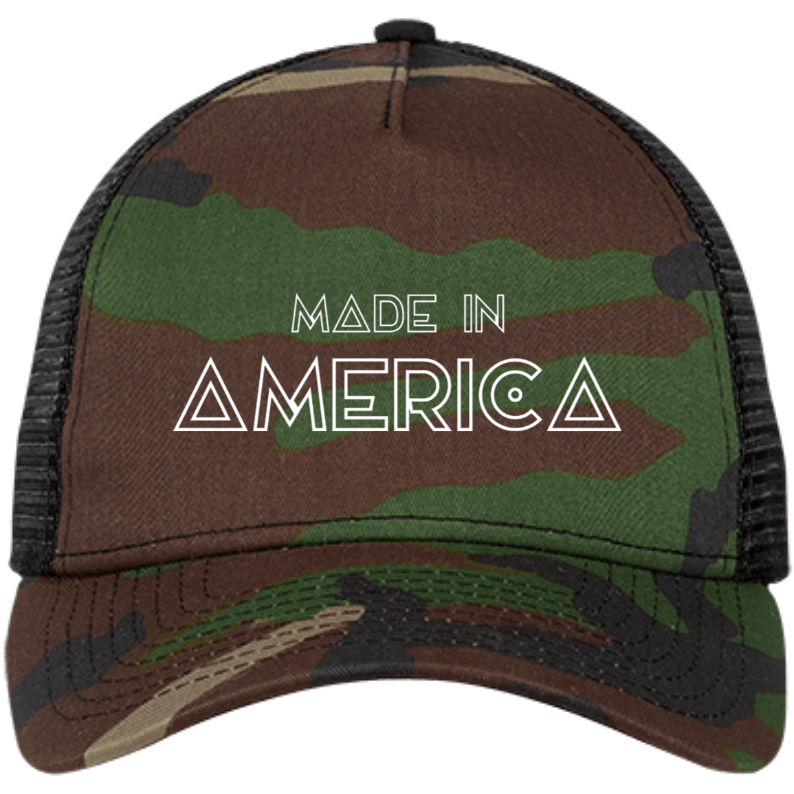 Made In America  Embroidered Snapback Trucker Cap