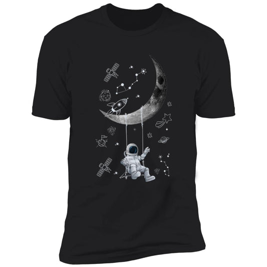 Astronaurt Swing  Premium Short Sleeve T-Shirt