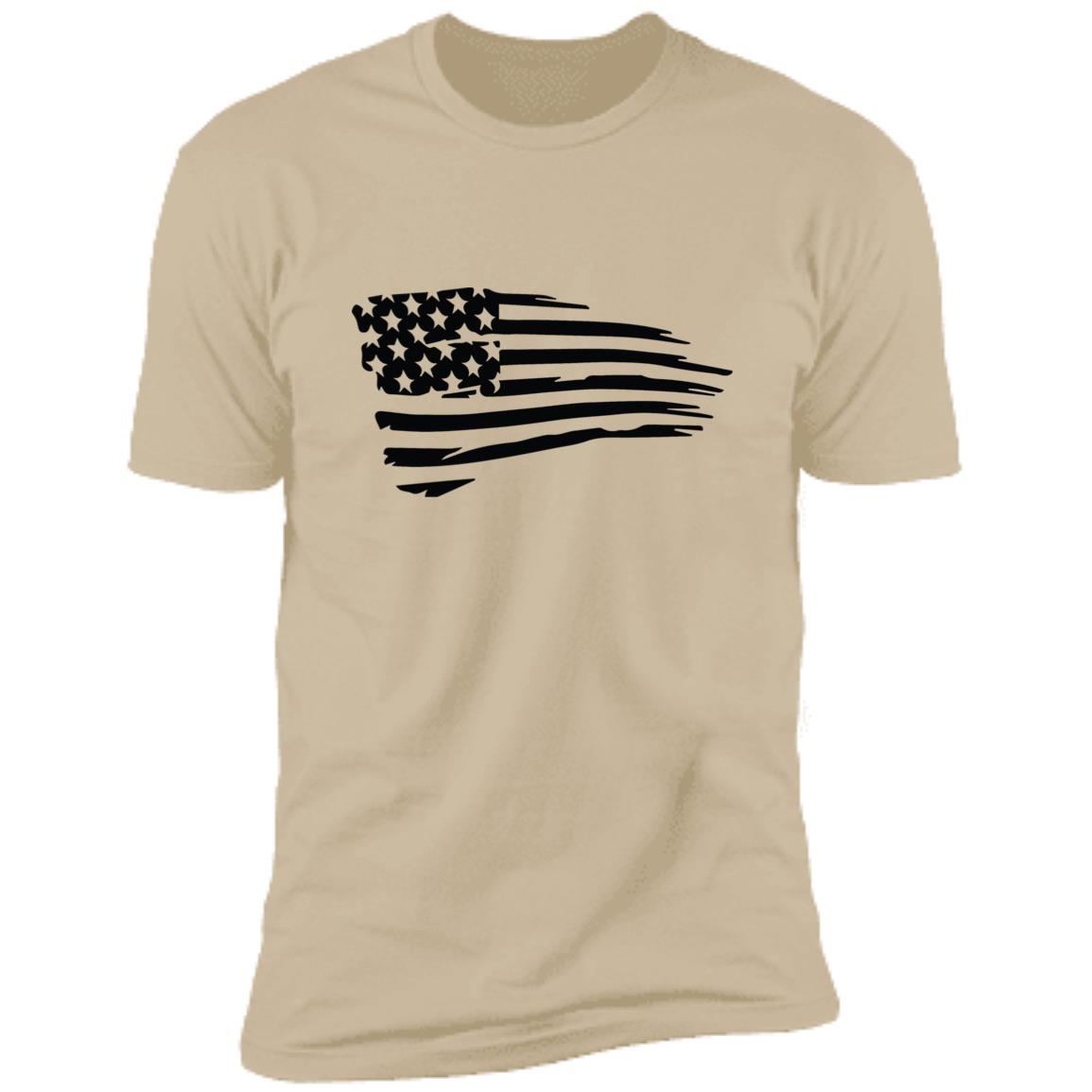 Distressed flag Premium Short Sleeve T-Shirt