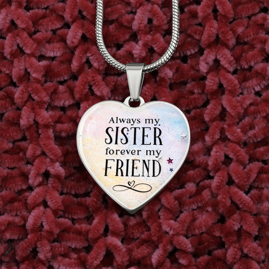 Beautiful Heart Necklace for Your Sister