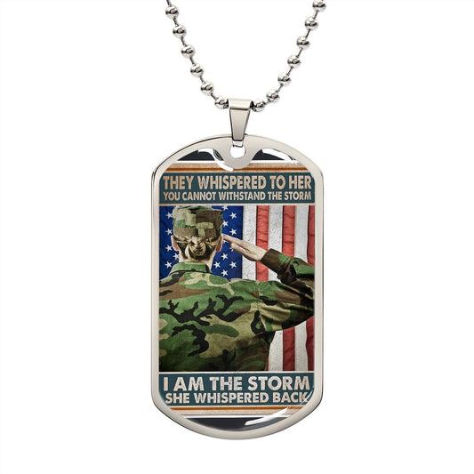 For Mom, Daughter , Sister , or loved One I Am The Storm Necklace