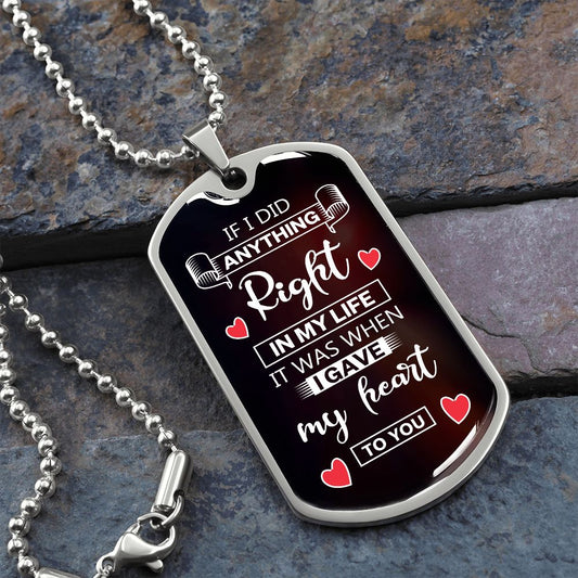 DOG TAG FOR YOUR LOVED ONE