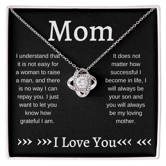 MOM - Love Knot Necklace