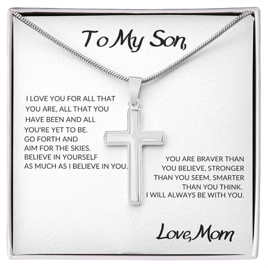 To My Son, Son Gift from Mom, Keepsake Gift For Son, Christmas Gift