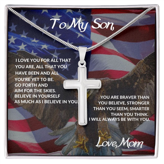To My Son, Son Gift from Mom, Keepsake Gift For Son, Christmas Gift